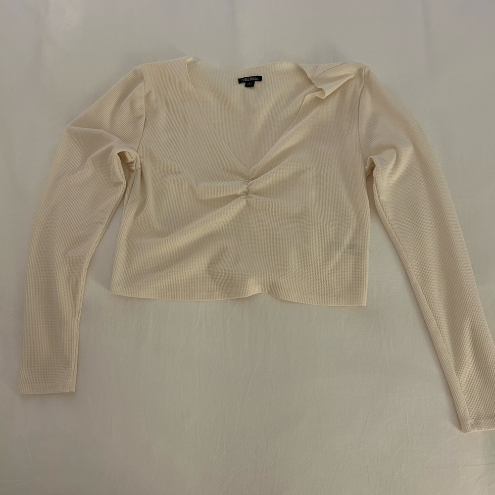 wild fable cream colored crop top